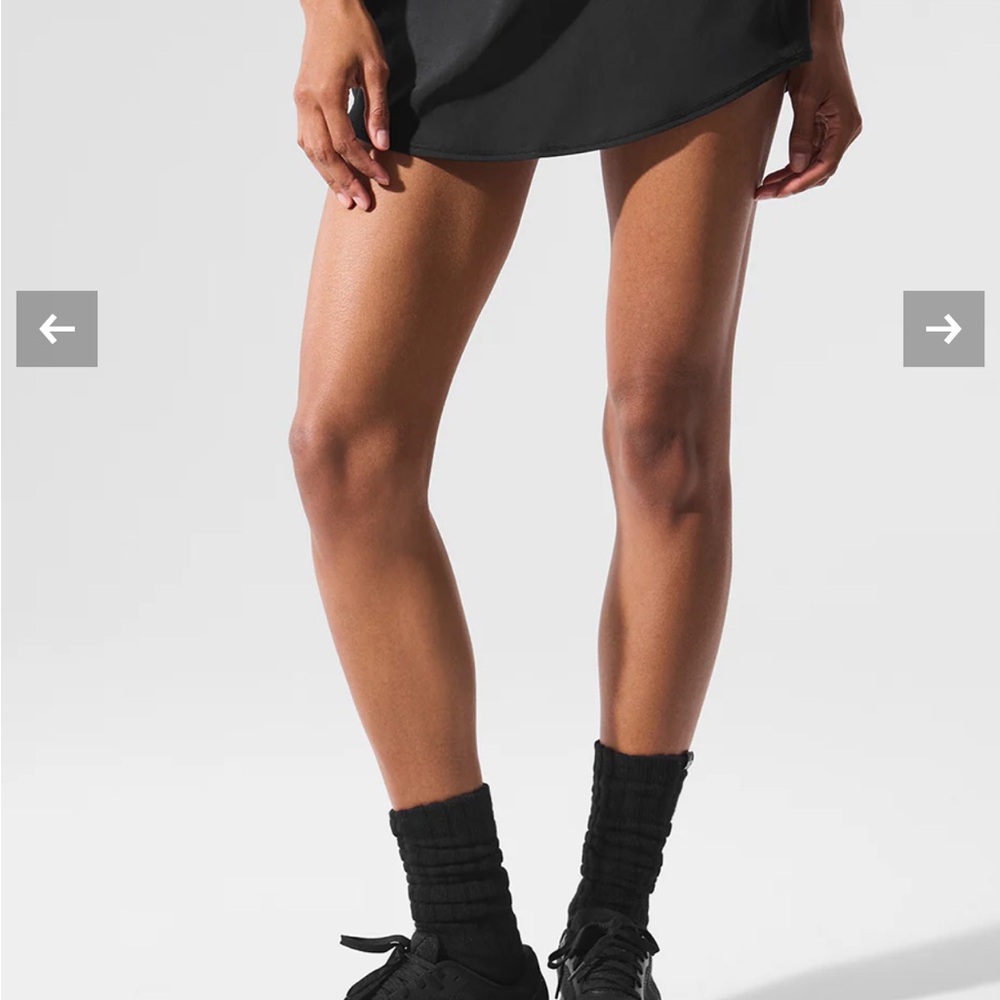 ALO Yoga Black Mini Skirt